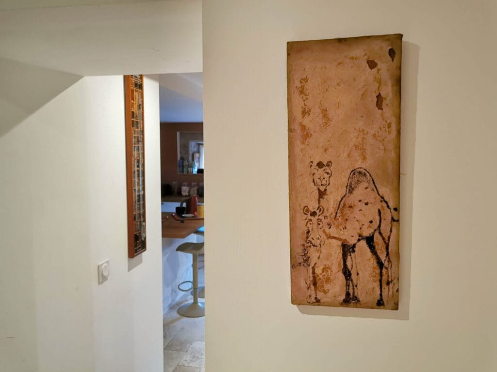 Peinture Fabien Raveton () Chameau Cheval x (en place)