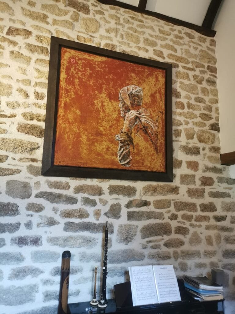 Peinture Fabien Raveton () Porteur Népalais au fagots x (en place)