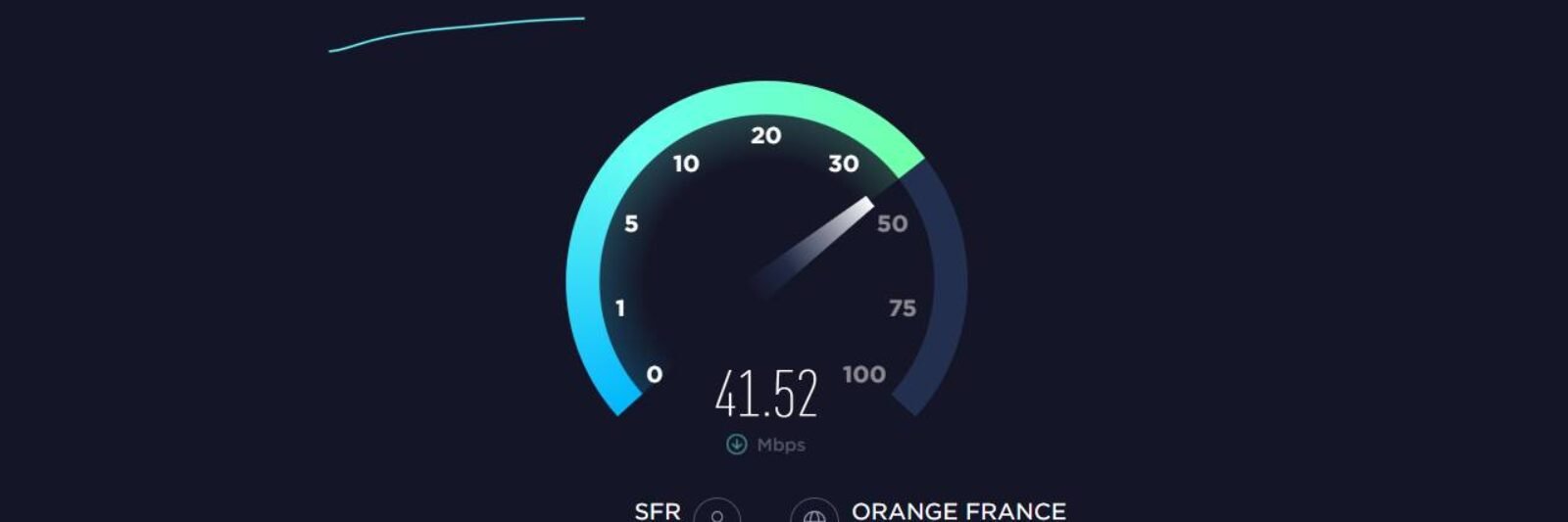 kerbeleg vitesse de connection internet