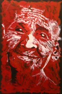 peinture fabien raveton peinture 2011 sourire de lange ii 110x170 1 scaled