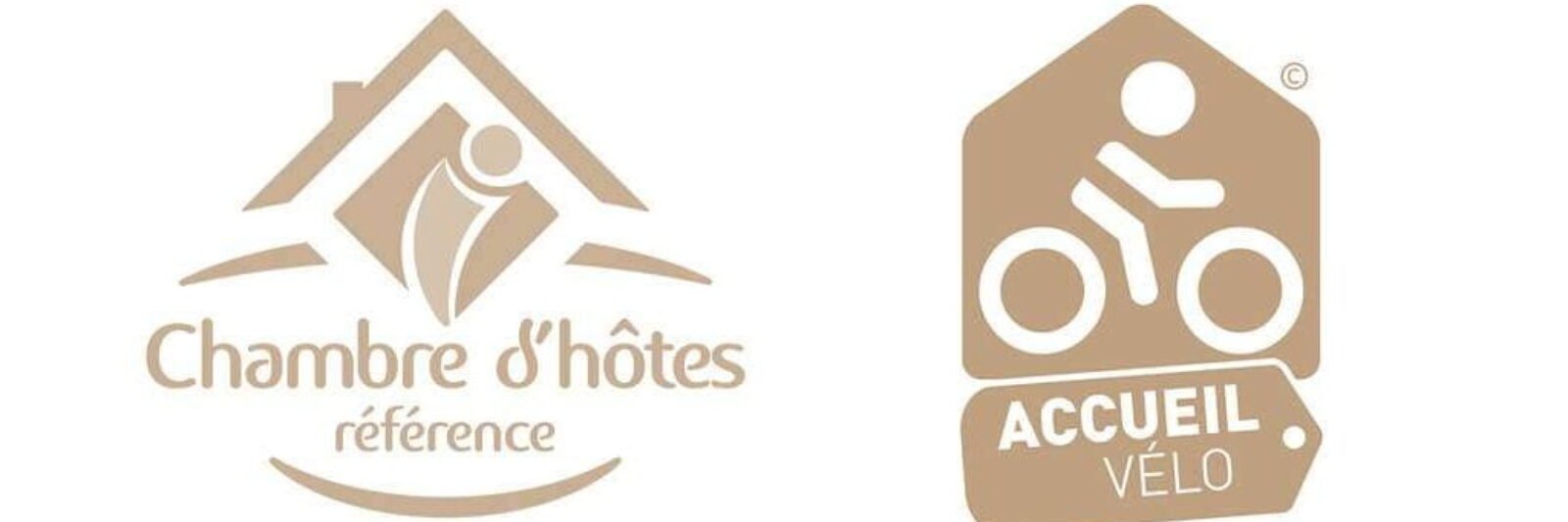 Banniere Logos Certifications Accueil Velo Tourisme Gites de France Chambre d hotes Reference SEPIA