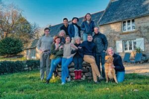 Laure, Aurélie, Adam, Nigel, Caline, Clélie, Louis