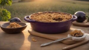 Crumble d'aubergines noisettes et chèvre 3