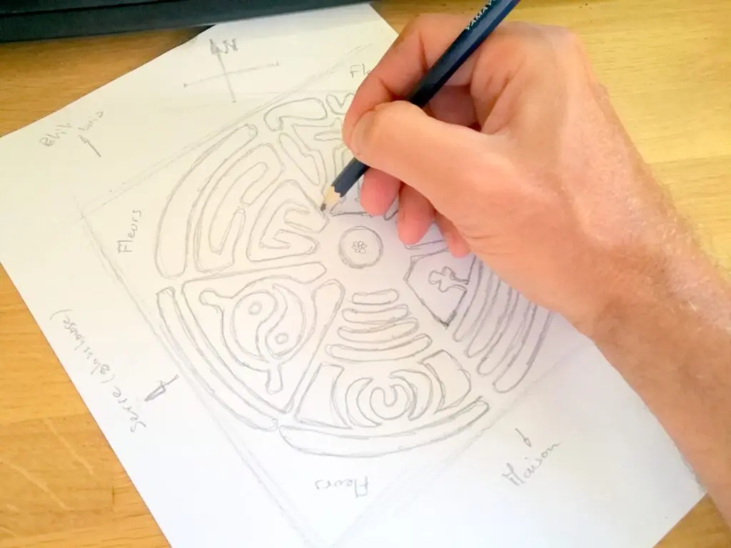 Le Mandala Dessin esquisse 3