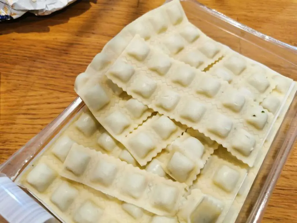 Recette Le gratin de courgettes et ravioles de Valerie