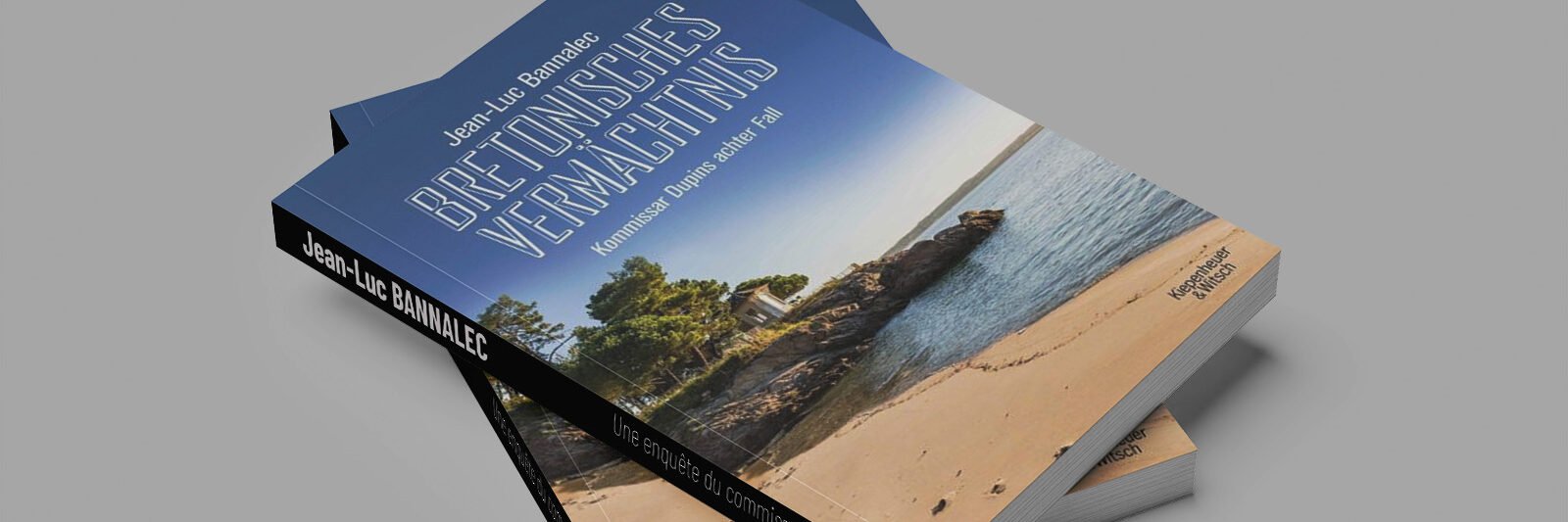 Jean Luc BANNALEC Couverture Livre Bretonisches Vermächtnis ENQUETE TROUBLANTE A CONCARNEAU