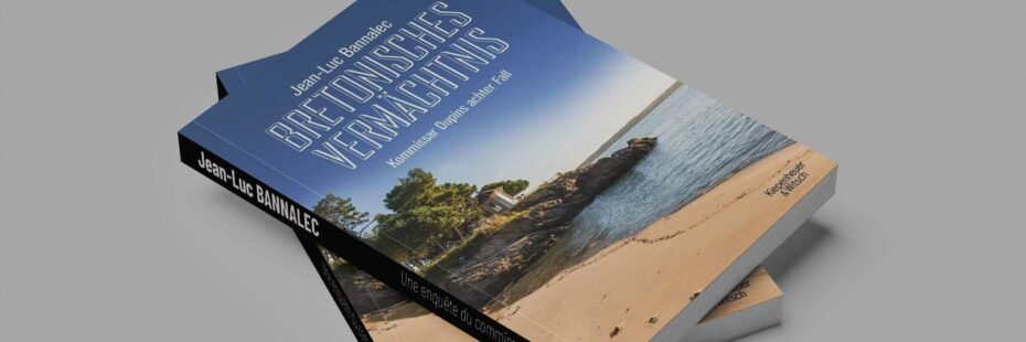 Jean Luc BANNALEC Couverture Livre Bretonisches Vermächtnis ENQUETE TROUBLANTE A CONCARNEAU