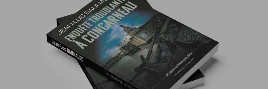 Jean Luc BANNALEC Couverture Livre ENQUETE TROUBLANTE A CONCARNEAU