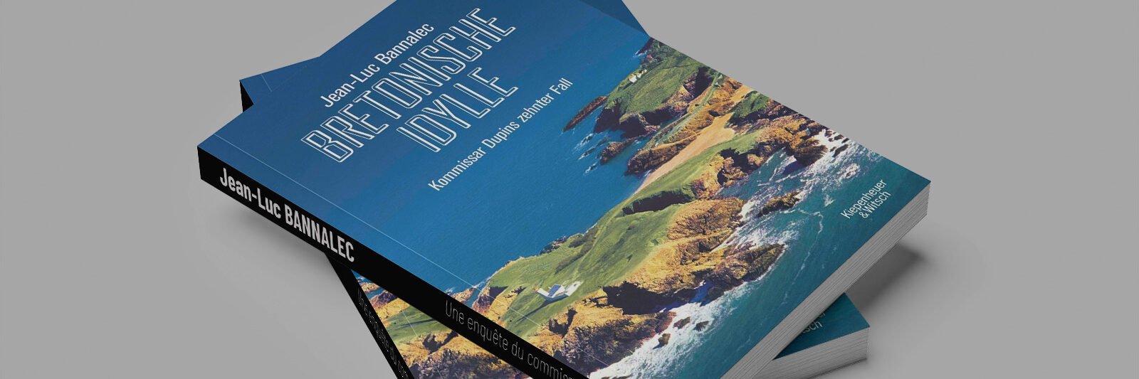 Jean Luc BANNALEC Couverture Livre Bretonische Idylle PIEGE MORTEL A BELLE ILE