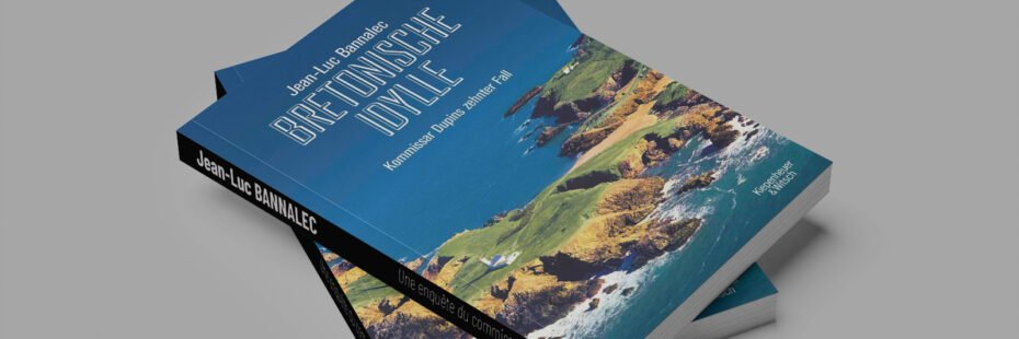Jean Luc BANNALEC Couverture Livre Bretonische Idylle PIEGE MORTEL A BELLE ILE