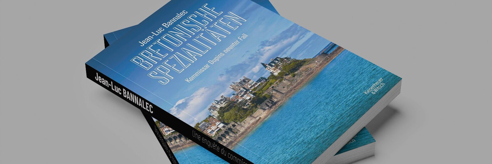 Jean Luc BANNALEC Couverture Livre Bretonische Spezialitäten CRIME GOURMAND A SAINT MALO