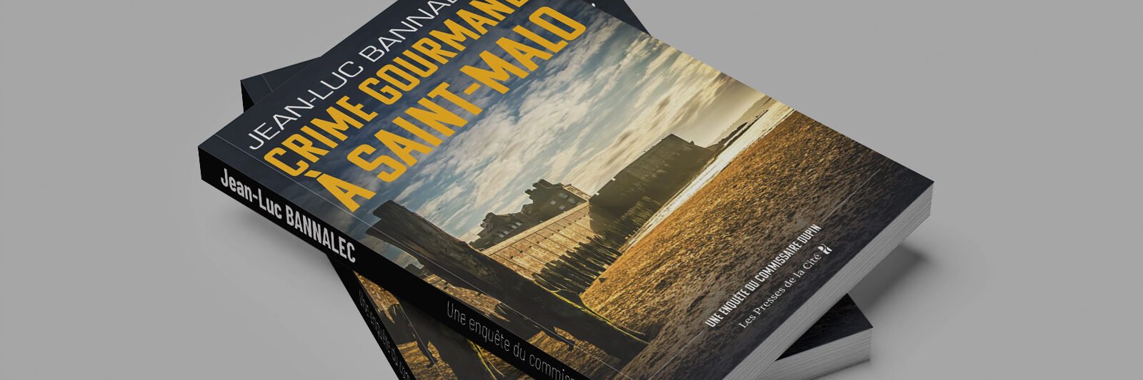 Jean Luc BANNALEC Couverture Livre CRIME GOURMAND A SAINT MALO