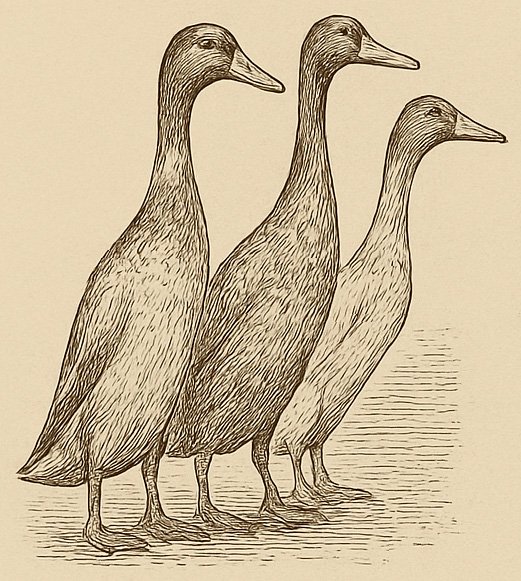 Les canards coureurs indiens : alliés précieux du potager en permaculture 2 - Kerbeleg Les canards coureurs indiens alliés précieux du potager en permaculture (Illustration )