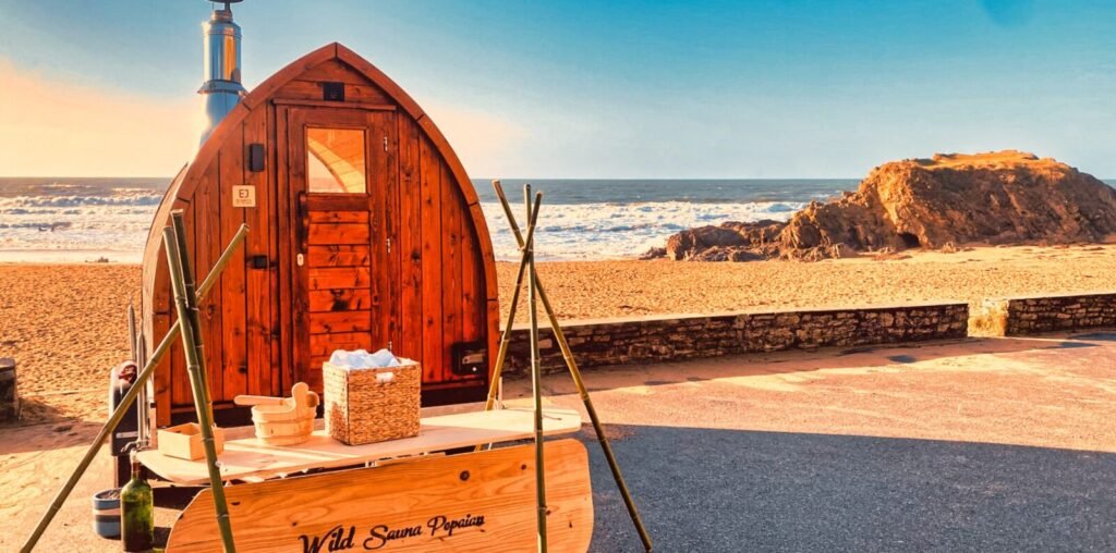 Popaian – Wild Sauna mobile en Bretagne Location de sauna avec vue sur la mer ()