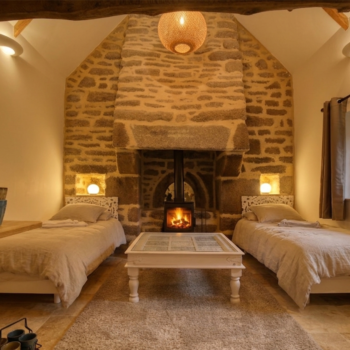 Suite Maison Cottage LES ECUREUILS - Salon - Kerbeleg