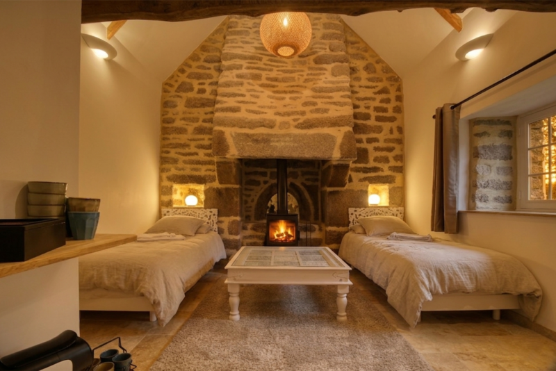 Suite Maison Cottage LES ECUREUILS - Salon - Kerbeleg