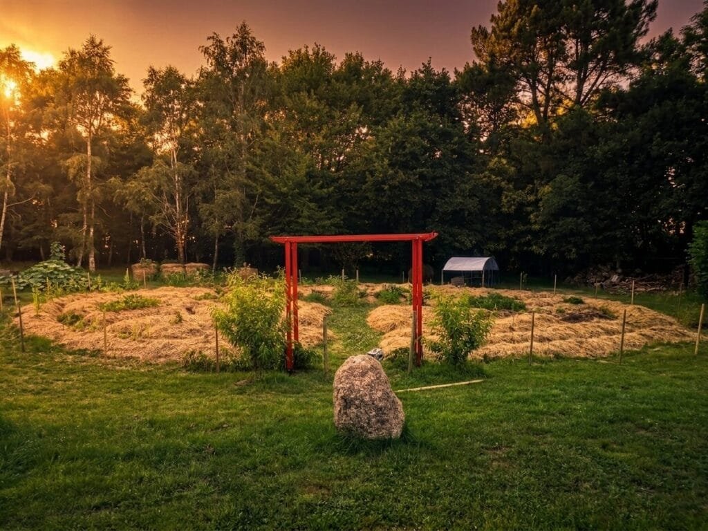 Le Torii de Kerbeleg Passerelle Sacrée entre Ciel Terre et Permaculture