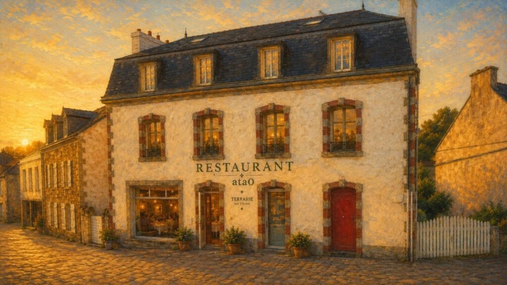 ATAO Restaurant Pont Aven Paint