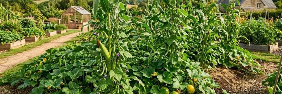 MILPA Les trois soeurs Permaculture Kerbeleg