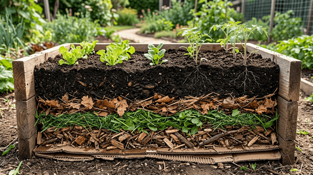 La culture en lasagne le guide complet pour fabriquer et réussir ses bacs potagers