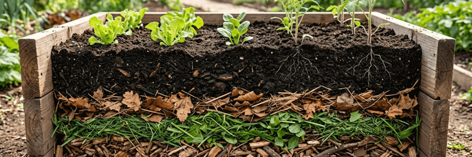 La culture en lasagne le guide complet pour fabriquer et réussir ses bacs potagers